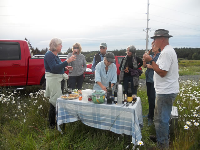 Board Picnic on Pool Property – May 2014